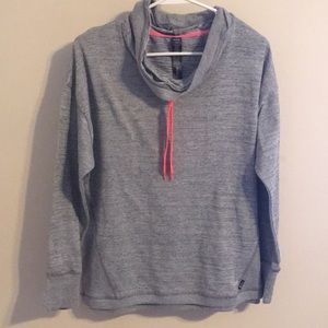 Grey heather RBX cowl neck sweatshirt
